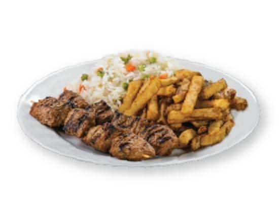 Plat -  (2) Brochettes Bœuf