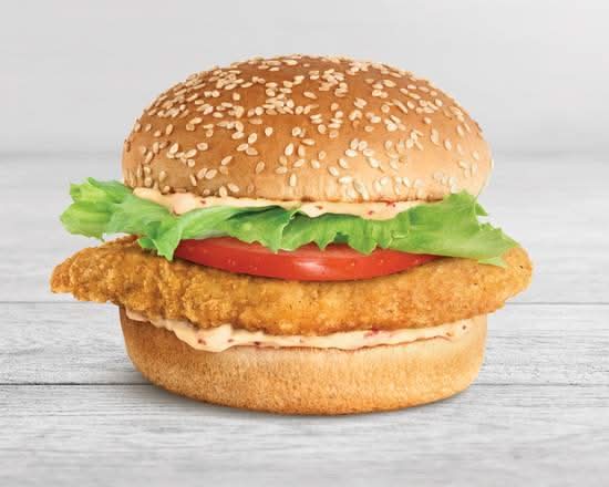 Burger au poulet habanero piquant / Spicy Habanero Chicken Burger