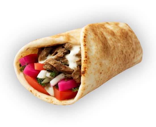Pita shawarma bœuf / Pita Beef Shawarma