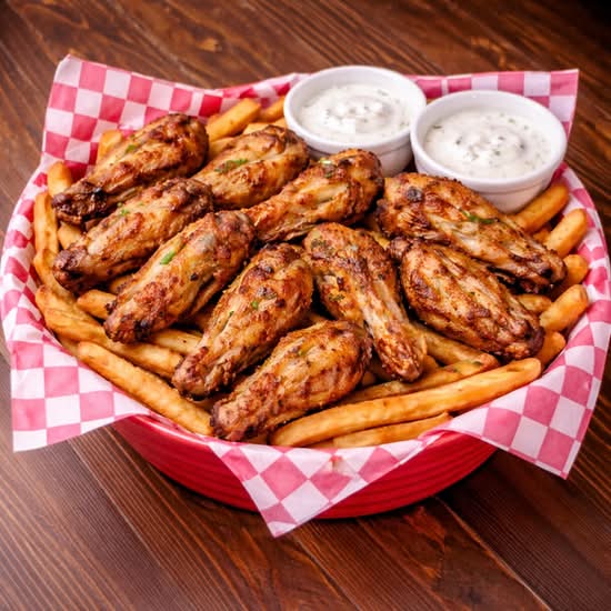 24 pcs –  Wings & Fries -Family Pack
