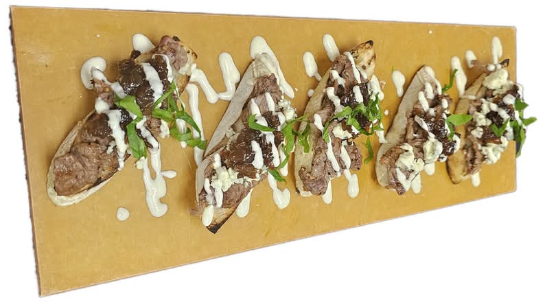 Grilled Steak Crostini