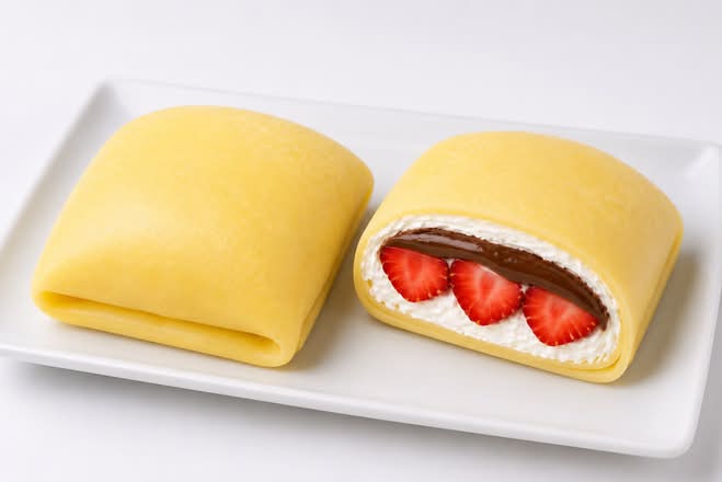 S61. Strawberry Nutella Pancake