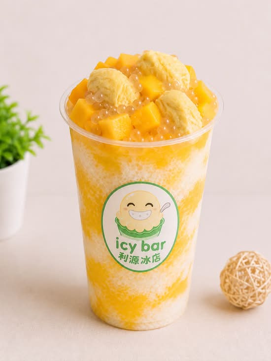 S12. Mango Tapioca Durian Icy