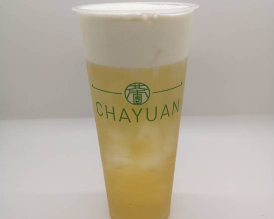 Peach Oolong Cheese Foam