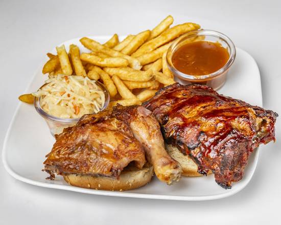 Quarter Thigh and 1/2 Ribs (Quart Cuisse Et 1/2 Côtes Levées)