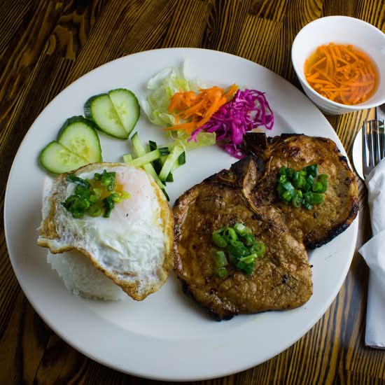 C1. Grilled Pork Chop Rice Plate