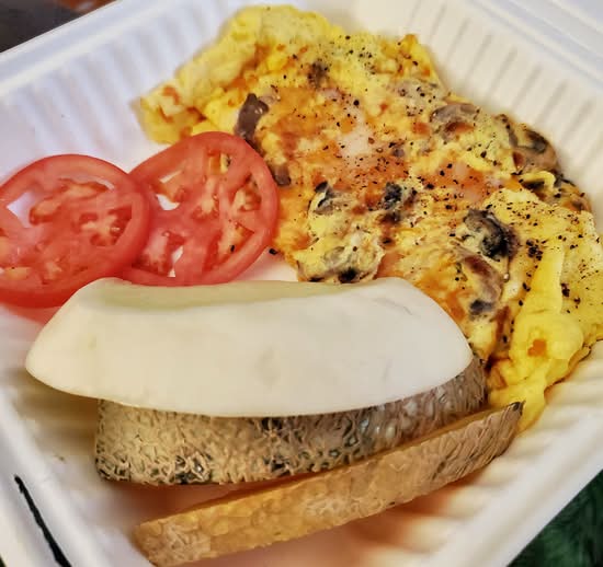 Cheese and Mushroom Omelette