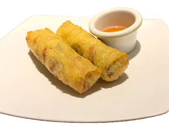 Crispy Spring Rolls (1 Pork & 1 Veg)