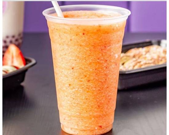 Smoothie Pèche Fraise / Strawberry Peach Smoothie