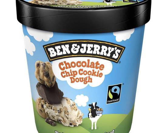 Chocolate chip cookie dough ice cream