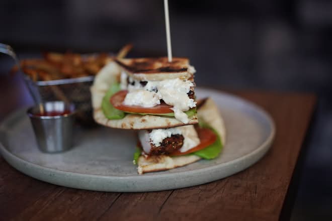 Cajun Chicken on Naan