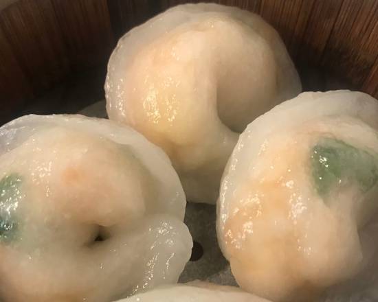 10. Raviolis vapeur aux pétoncles (4) / Steamed Scallops Dumplings (4) 帶子餃