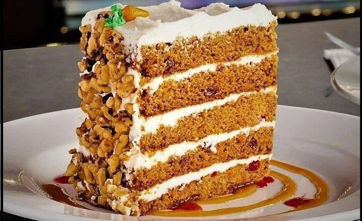 Sky High Carrot Cake Slice