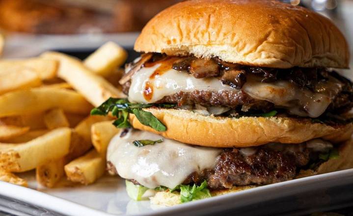 Double Swiss Burger