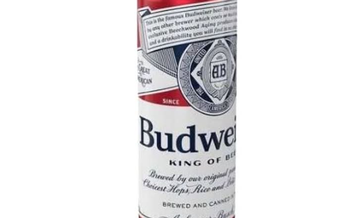 Budweiser can