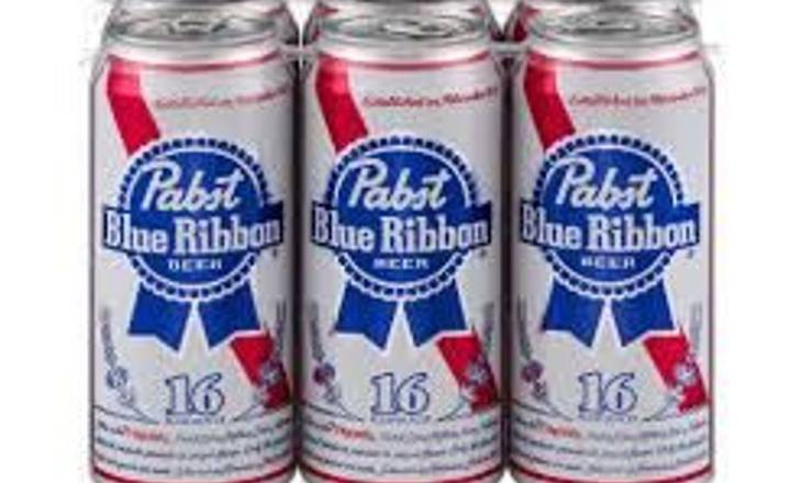 Pabst Blue Ribbon 6 pack can