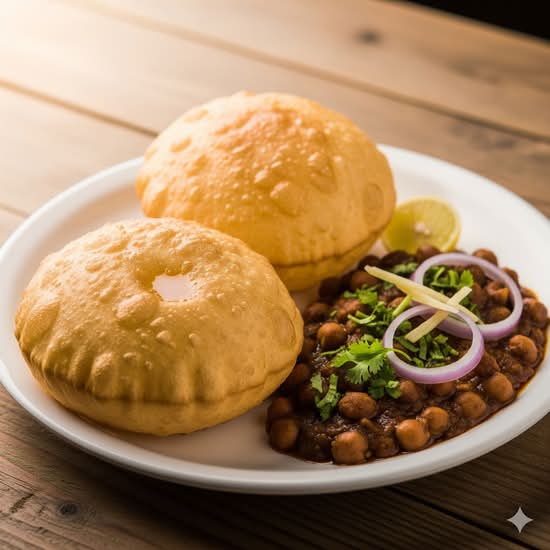 Chole Bhature Plate