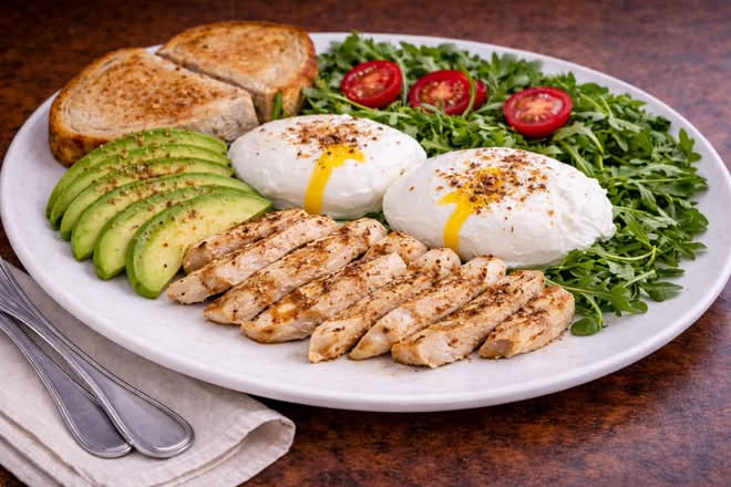 chicken & Avocado Plate