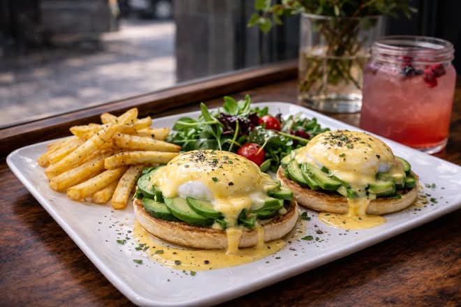 Fresh Avocado Benedict