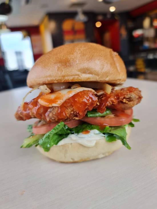 Spicy Crispy Chicken Tandoori Burger