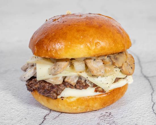 Creamy Mushroom Burger