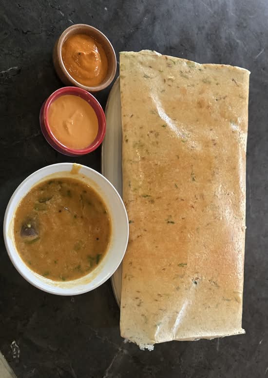 Rava Masala Dosa