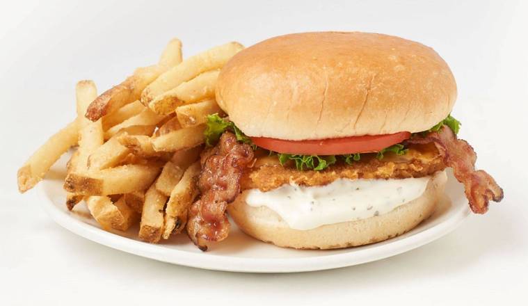 Bacon Ranch Chicken Burger Meal