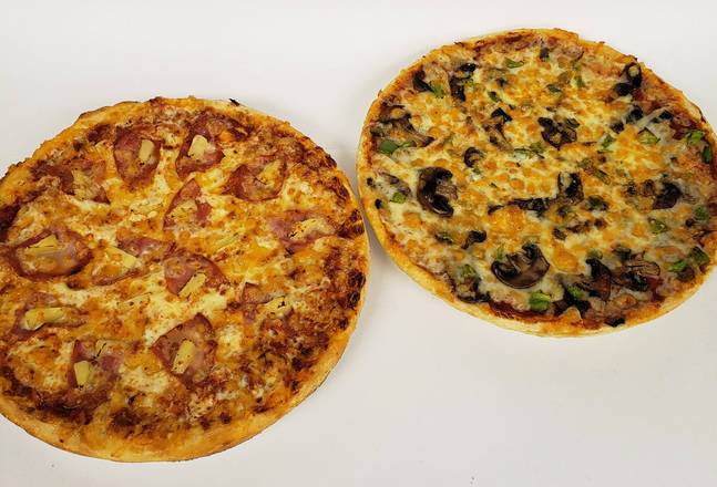 2 Large 2-Topping Pizzas