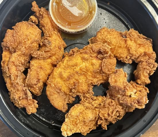 Chicken Fingers (Boneless Chicken Breast Deep Fried)