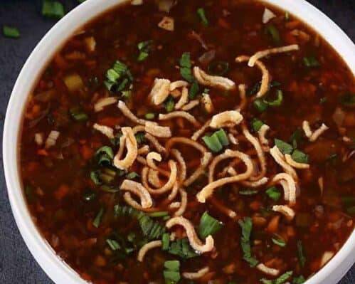 Manchow Noodle Soup