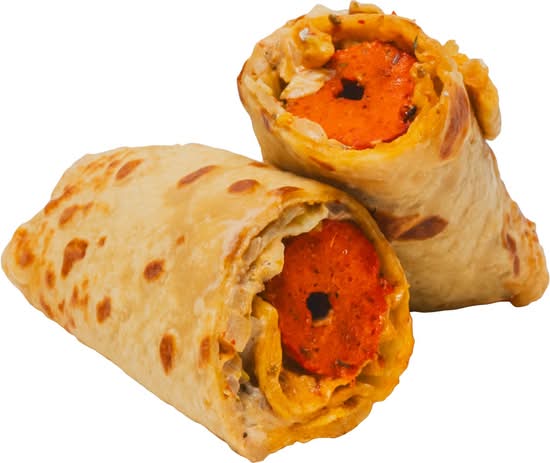 Paratha Roll with 1 Piece Chicken Kebab