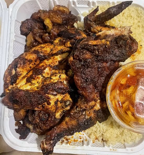 1/2 Poulet+Plantains+Attieke
