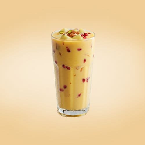 Milk Badam and Fruit Custard