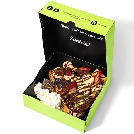 Vegan-Gluten-Free Waffle / Gaufre Végétalien et Sans Gluten