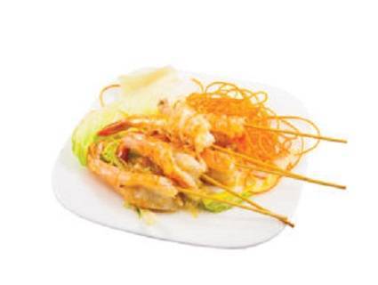 A10 - Brochettes de crevettes / Shrimp Skewer