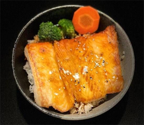 Salmon Teriyaki Rice Bowl