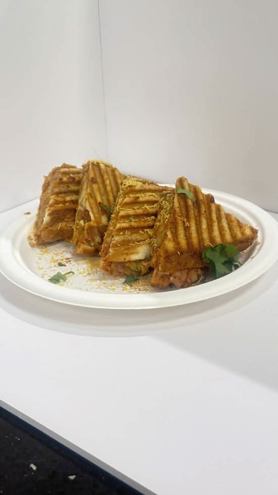 Aloo Masala Sandwich and Masala Chai
