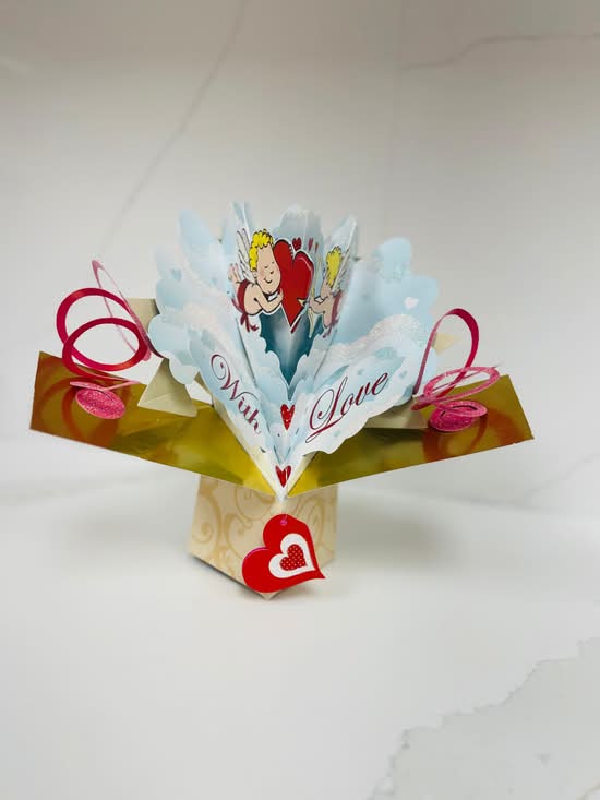 WITH LOVE greeting card