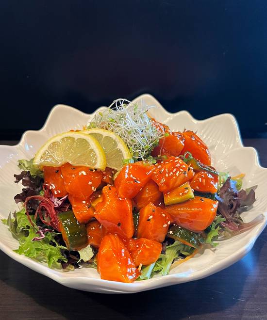 Spicy Salmon Sashimi
