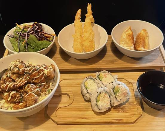 Chicken Karaage Don Set