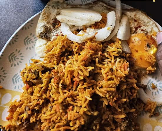 Goat Biryani (With Bone)