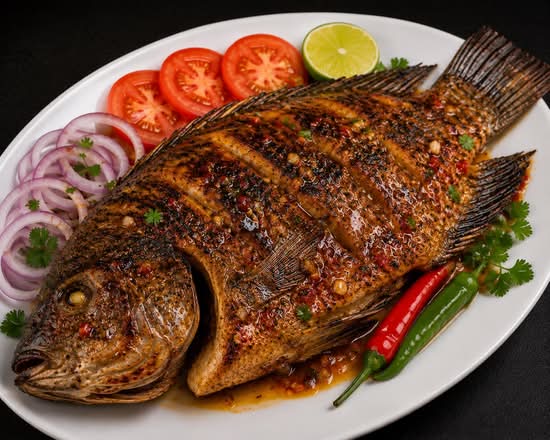 Whole Grilled Tilapia