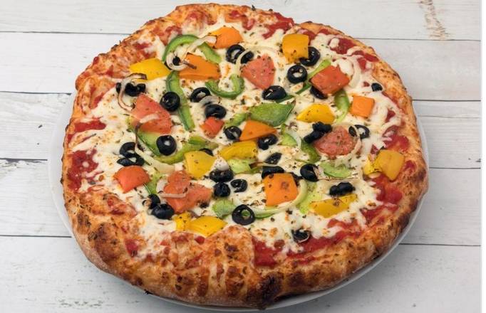 12" Pizza Végétarienne / 12" Vegetarian Pizza (Medium)
