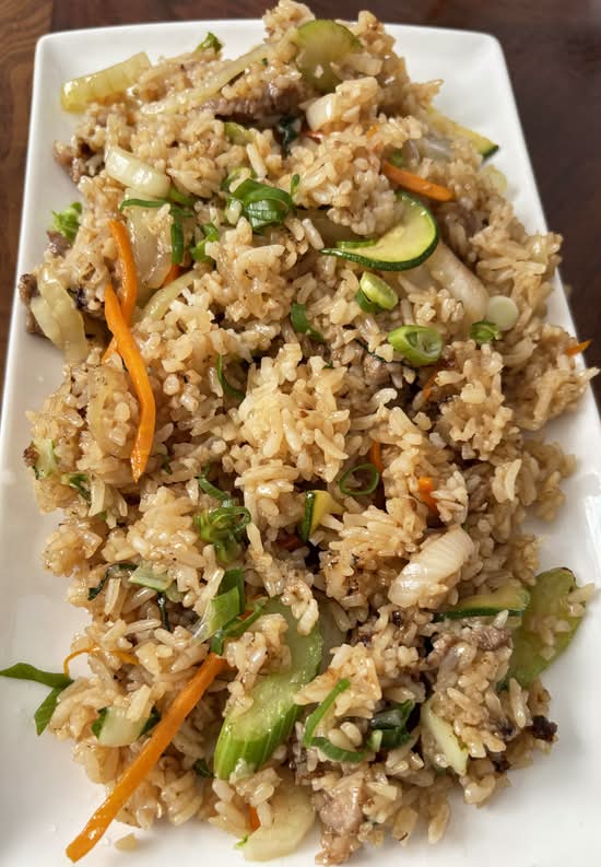 Riz Frit aux Légumes / Vegetables Fried Rice