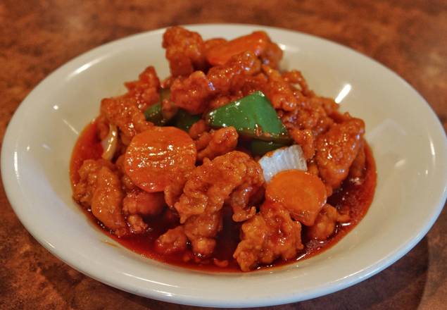 34. Pineapple Sweet and Sour Chicken