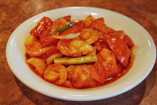 55. Prawns with Fresh Tomatoes