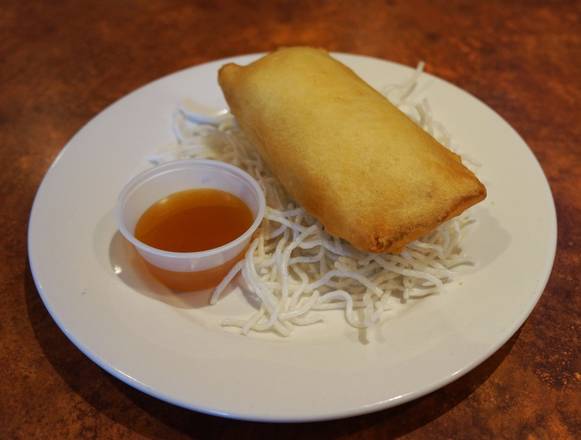 2. Egg Roll with Plum Sauce