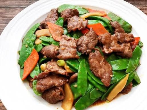 Beef with Snow Peas