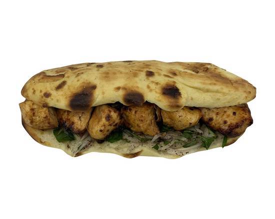 Chicken Skewer Sandwich (Poulet Brochette)