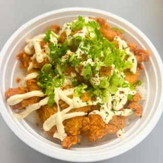 Garlic Mayo Fried Chicken Rice Bowl